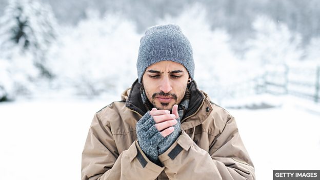 What does being cold do to your body?